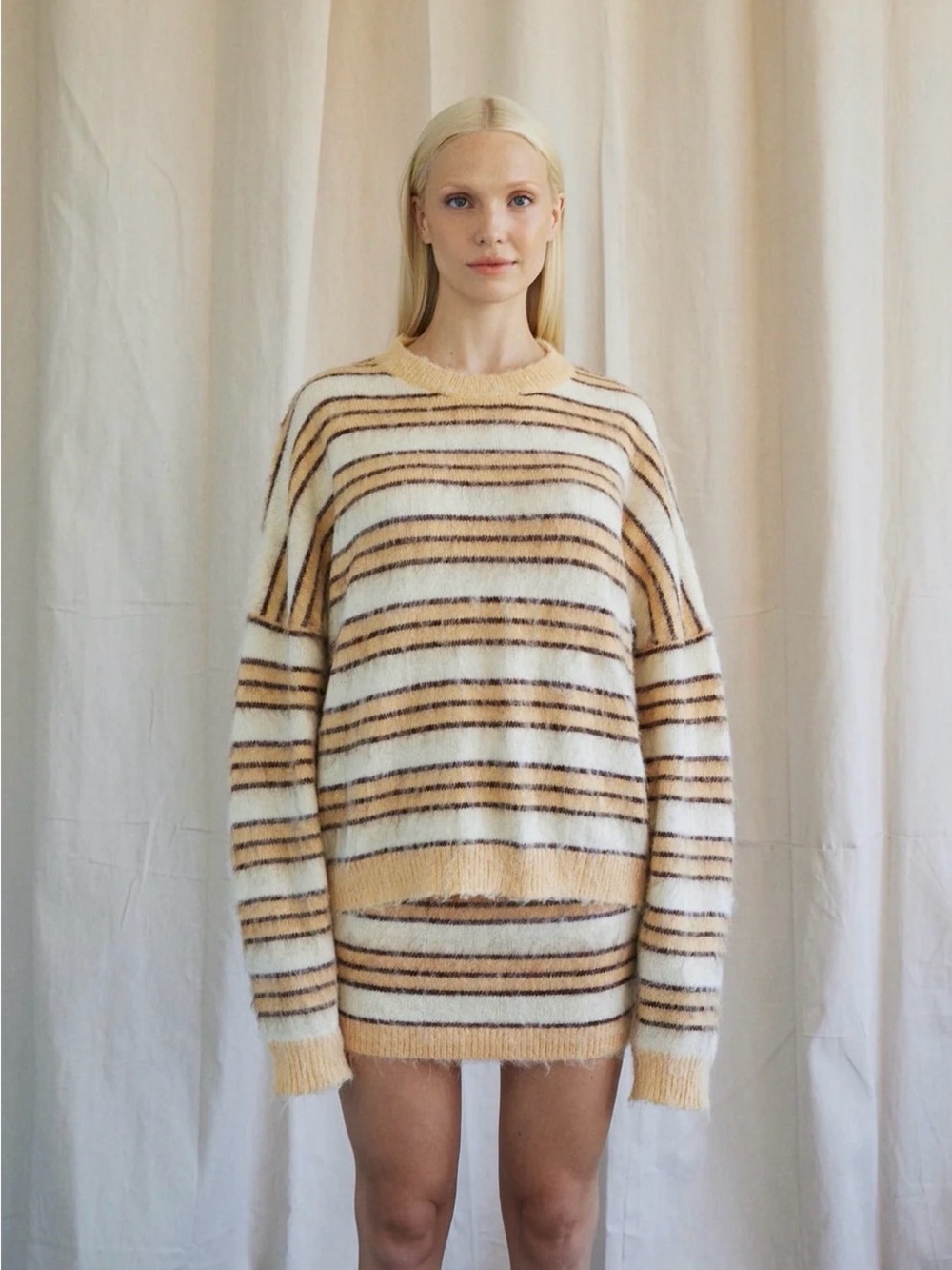 Bohème Stripe Knit Sweater L/XL